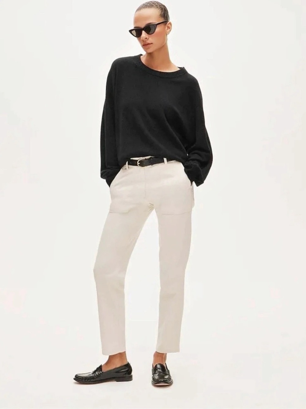 J.Crew Patch-pocket slim chino pant Cream Size 4